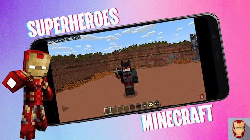 Superheroes in Minecraft PE