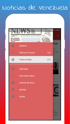 Android application News Venezuela screenshort