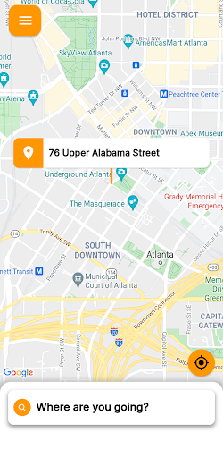 Android application City Taxi Atlanta screenshort