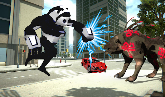 Iron Panda Fighting: Robot kung fu Beasts 4.0 APK screenshots 3