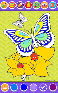 borboleta de arco-íris colorir