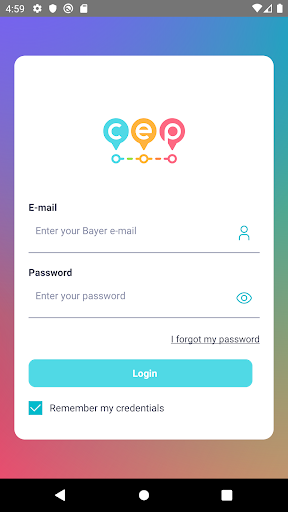 Android application CEP screenshort