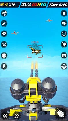 Airplane Attack: Turret Battle - Screenshot 2