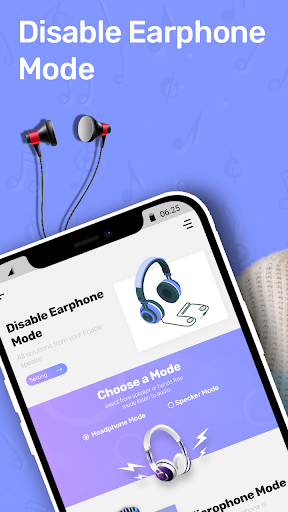Android application Disable Earphone Mode App screenshort