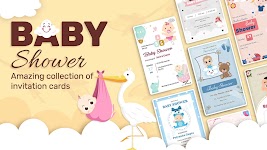screenshot of Baby Shower Invitation Card