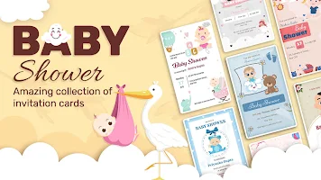 Baby Shower Invitation Card APK スクリーンショット画像 #1