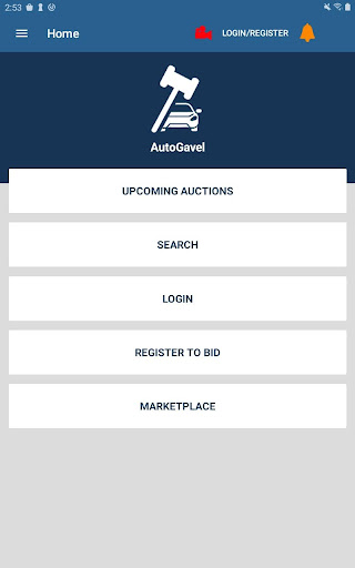 Android application AutoGavel screenshort