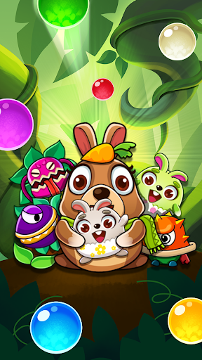 Android application Bunny pop bubble pet puzzle screenshort
