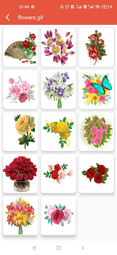 Rose Emoji Sticker & gif Screen 3