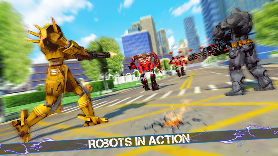 Grand Robot Car Crime Battle Simulator 1.11 APK screenshots 7