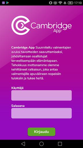 Android application Cambridge Ohjelma Suomi screenshort