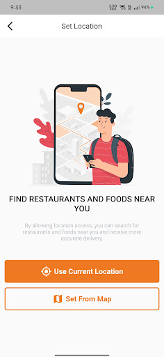 Android application Eatofast Food Delivery screenshort