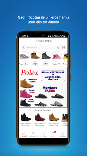 Android application Nadir Toptan screenshort