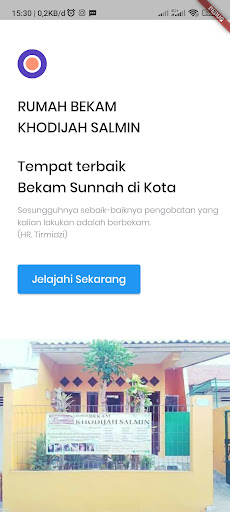 Android application Rumah Bekam Khadijah Salmin screenshort