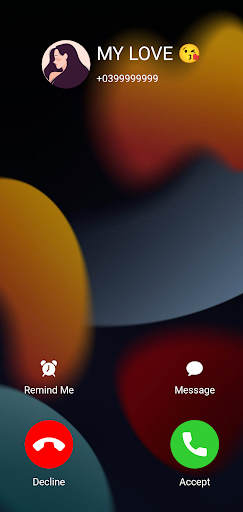 Android application Fake Call and Chat screenshort