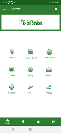 E-Self Services Screen 2