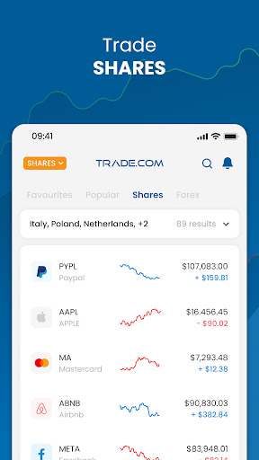 Trade.com: Investing & Finance Screen 3