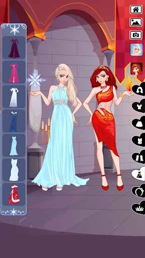 Icy or Fire dress up game  screenshots 1