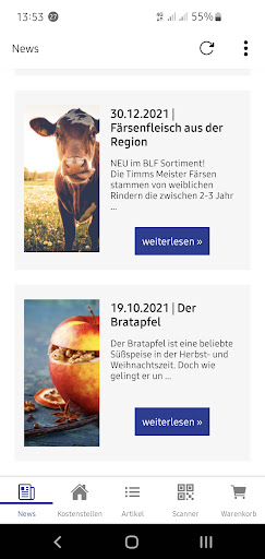 Android application BLF Mobil App screenshort