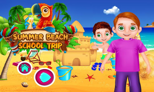 Captura de Pantalla 5 viaje escolar en la playa de v android