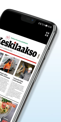 Keskilaakso, päivän lehti Screen 2