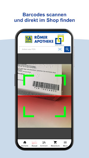 Android application Römer Apotheke Saarbrücken screenshort