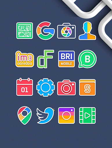 Garis Light - Lines Icon Pack Screen 3