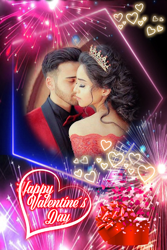 Valentine day photo frame 2024 Screen 3