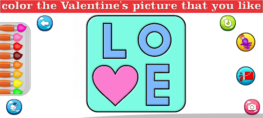 Valentine Day Coloring Book