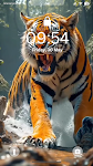 screenshot of Tiger Roaring Live Wallpaper