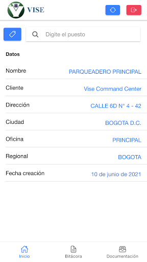 Android application Minuta Virtual Vise screenshort