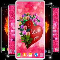Love Live Wallpaper ❤️ Fancy Hearts HD Wallpapers