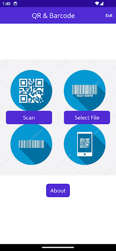 QR_BARCODE Scanner Screen 2