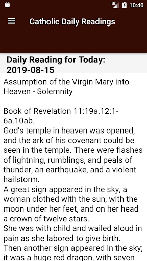 Catholic Daily Readings Screen 2