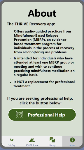 Thrive Recovery Screen 3