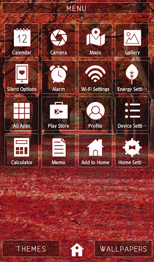 Autumn Trees Theme Screen 2