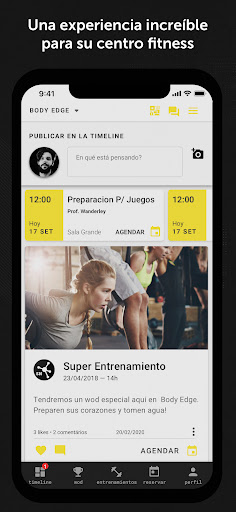 Android application Rehabilitacion COBEC screenshort