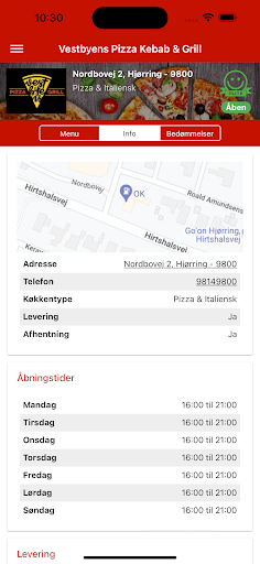 Vestbyens pizza kebab & grill Screen 2