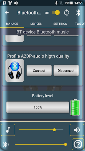 Bluetooth Audio Widget Battery FREE  APK screenshots 10