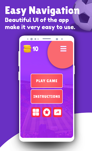 Android application Football Quiz Guess the Club screenshort
