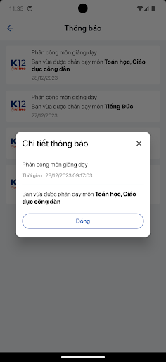 K12Exam Screen 3