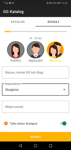 GG Katalog - Szukaj ludzi Screen 2