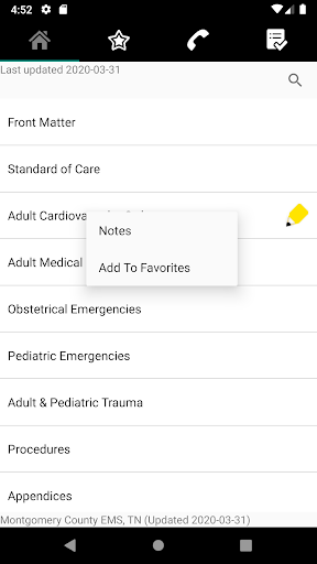 Montgomery County EMS Screen 2