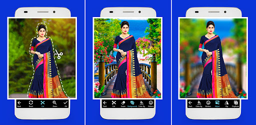 Women saree photo editor