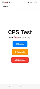 برنامه Click Speed Test (CPS Test) - دانلود