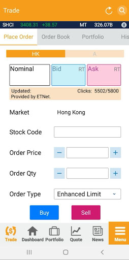 CHS APP Screen 2