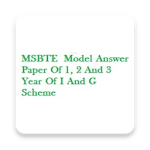 Cover Image of Download MSBTE Model Answer Paper Diplo  APK