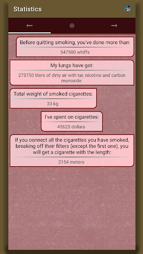 Smoke - quit Screen 3