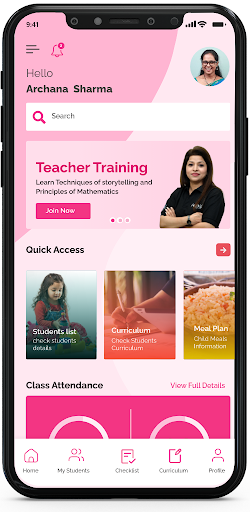 Petals Teacher Connect Screen 2