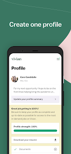 Vivian - Find Healthcare Jobs 2.0.26 APK screenshots 3